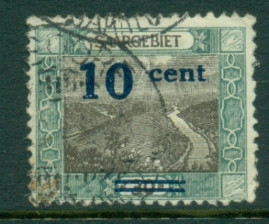 Saar-1921-Pictorial-Opts-10c-on-30pf-FU