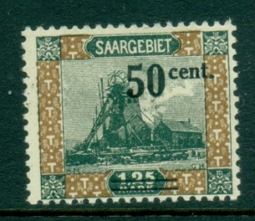 Saar-1921-Pictorial-Opts-50c-on-1-25m-MLH