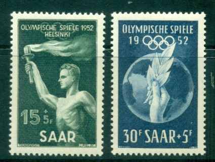 Saar-1952-Helsinki-OlympicsH-lot38510