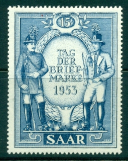 Saar-1953-Stamp-Day-MLH-lot38490