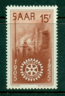 Saar-1955-Rotary-International-MUH