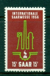 Saar-1956-Saarbrucken-International-Fair-MUH