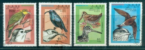 Sahara-Occidental-1993-Birds-CTO