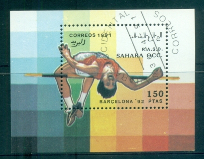 Sahara-Occidental-1992-Barcelona-Olympics-MS-CTO