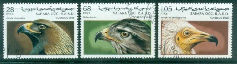 Sahara-Occidental-1996-Birds-of-Prey-CTO