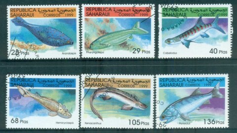 Sahara-Occidental-1999-Prehistoric-Fish-CTO