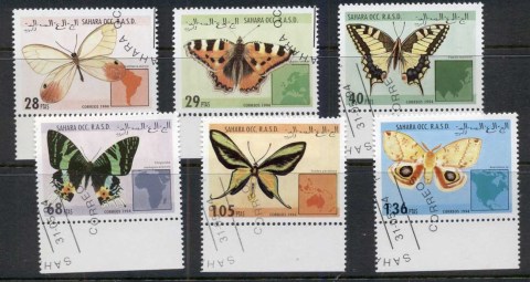 Sahara-Occidental-1994-Insects-Butterflies-CTO