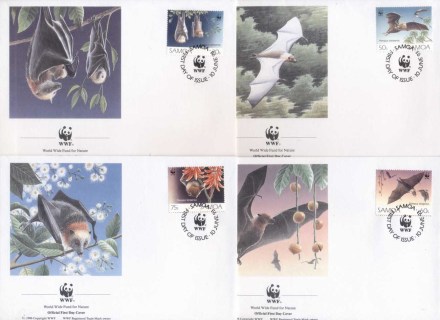 Samoa-1993 WWF Fruit Bats FDC