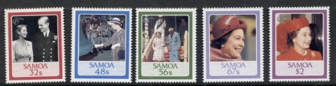 Samoa-1986 QEII 60th Birthday