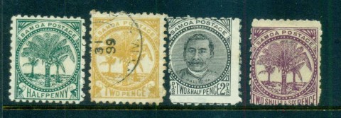 Samoa-1886-1900-Assorted-Oddments-MNG-FU-lot70859