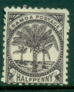 Samoa-1886-1900-Palms-½d-brown-violet-MH_3