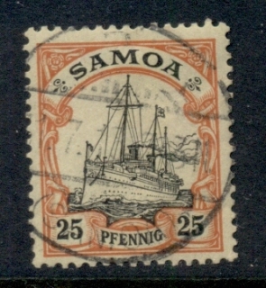 Samoa-1900-Kaisers-Yacht-25pf-FU