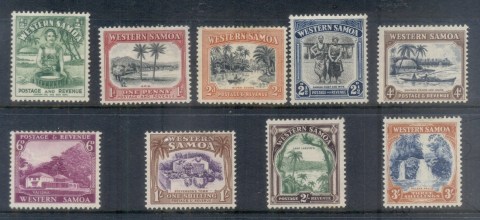 Samoa-1935-Pictorials-gum-faults-MH