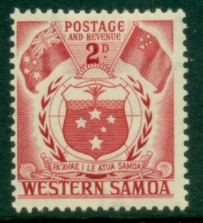 Samoa-1952-Pictorial-2d-Western-Samoa-Seal-MLH