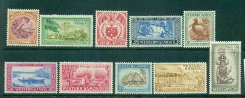 Samoa-1952-Pictorials-MLH-lot54696