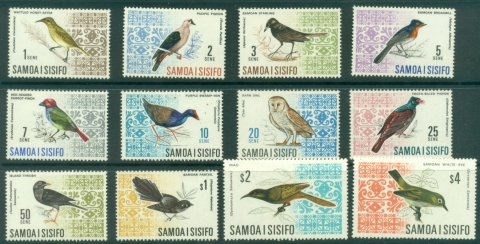 Samoa-1967-Pictorials-Birds-MLH