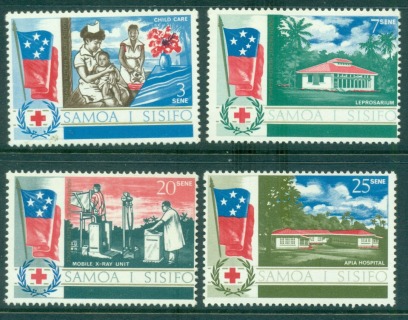 Samoa-1967-Red-Cross-South-Pacific-Health-Service-MLH-lot54701