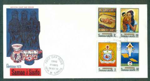 Samoa-1970-Xmas-FDC-lot50409