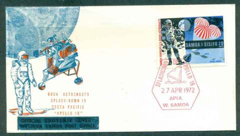 Samoa-1972-Apollo-16-Splashdown-FDC-lot50408