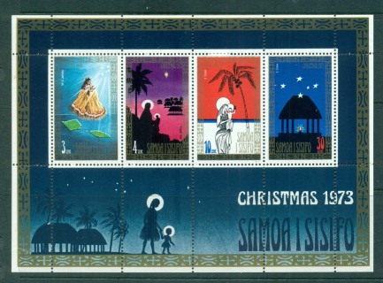 Samoa-1973-Xmas-MS-MLH-lot54741