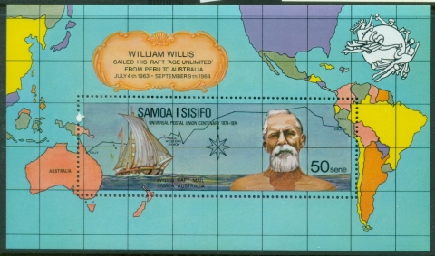 Samoa-1974-UPU-centenary-William-Willis-MS-MUH