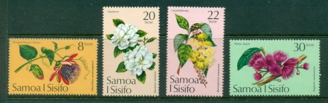 Samoa-1975-Tropical-Flowers-MUH