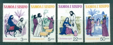 Samoa-1976-Xmas-MUH