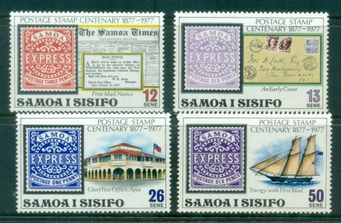 Samoa-1977-Stamp-Anniversary-MUH