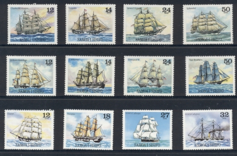 Samoa-1979-81-Sailing-Ships-MUH