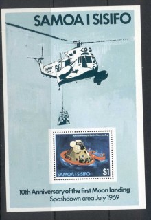 Samoa-1979-Moon-Landing-10th-Anniv-MS-MUH