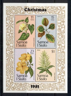 Samoa-1981-Xmas-Flowers-MS-MLH