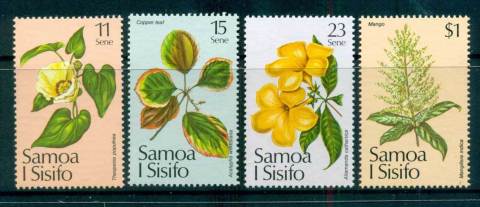 Samoa-1981-Xmas-Flowers-MUH-lot54918