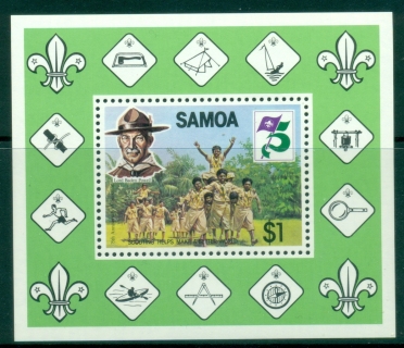 Samoa-1982-The-75th-Anniversary-of-Boy-Scout-Movement-MS-MUH