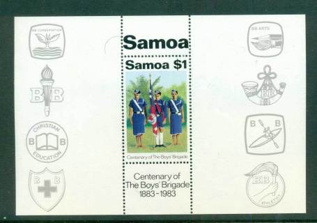 Samoa-1983-Boys-Brigade-Centenary-MS-MUH-lot54811