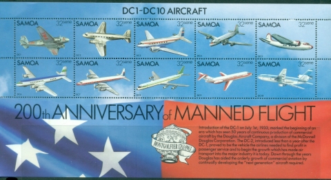 Samoa-1983-Manned-Flight-Bicentenary-MS-MLH-XL