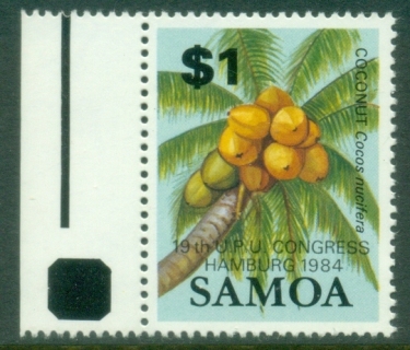 Samoa-1984-Local-Fruit-Opt-UPU-Congress-MLH