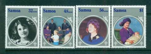 Samoa-1985-Queen-Mother-85th-Birthday-MUH-lot54894