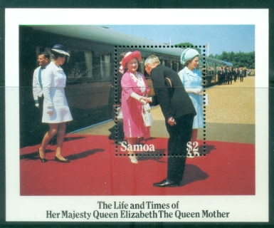 Samoa-1985-The-85th-Anniversary-of-the-Birth-of-Queen-Elizabeth-the-Queen-Mother-1900-2002-MS-MUH
