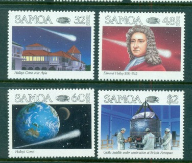 Samoa-1986-Halleys-Comet-MUH-lot54833