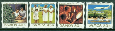 Samoa-1987-Australia-Bicentennial-MLH87-Xmas-MLH