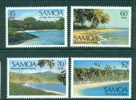 Samoa-1987-Beaches-MUH-lot54846