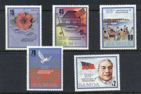 Samoa-1987-Independence-25th-Anniversary-MUH-2