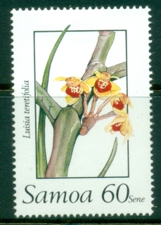 Samoa-1988-Flowers-Orchids-60s-Luisia-teretifolia-MLH