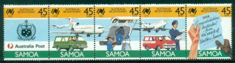 Samoa-1988-The-200th-Anniversary-of-Australian-Settlement-Postal-Services-MUH