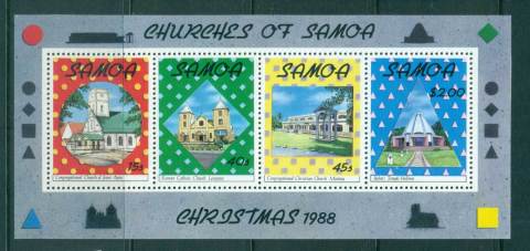 Samoa-1988-Xmas-MS-MUH-lot54878