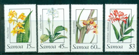 Samoa-1989-Orchids-MUH-lot54683