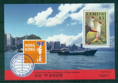 Samoa-1997-Hong-Kong-97-Fruit-Dove-MS-MUH-lot54921