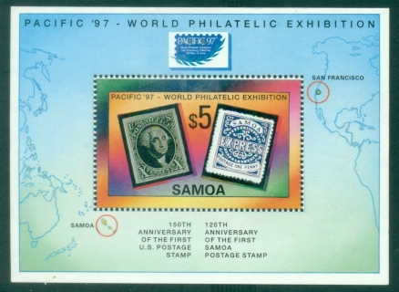 Samoa-1997-Pacific-97-Stamp-Exhibition-MS-MUH