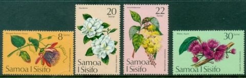 Samoa-1975-Tropical-Flowers-MUH