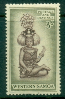 Samoa-1952-Pictorial-3sh-Samoan-Chieftainess-MLH